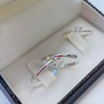 Par Aliança Prata 950 Abaulada 2MM Tradicional